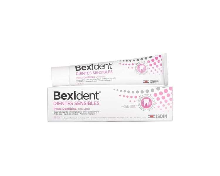 Isdin Bexident Sensitive Teeth Toothpaste Daily Use Combats Dental Hypersensitivity 75ml