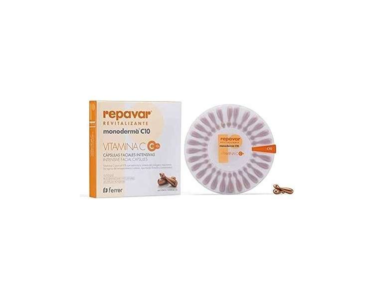 Repavar Revitalize Monoderma Intensive Revitalizing Capsules - Intensive Anti-Aging Treatment With 10% Vitamin C