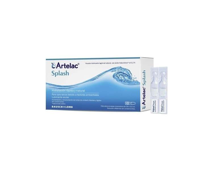 Artelac Splash Lagrima 30 Single Dose