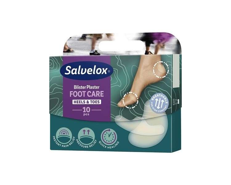 SALVELOX Foot Care Ampoules Toes and Heel 10 Count