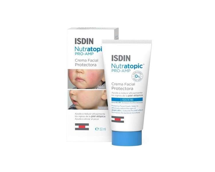 Isdin Nutratopic Pro-AMP Face Cream for Atopic Skin 50ml