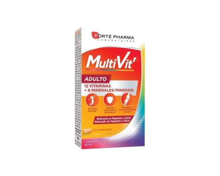 Forté Pharma Multivit Dietary Supplement 28 Tablets