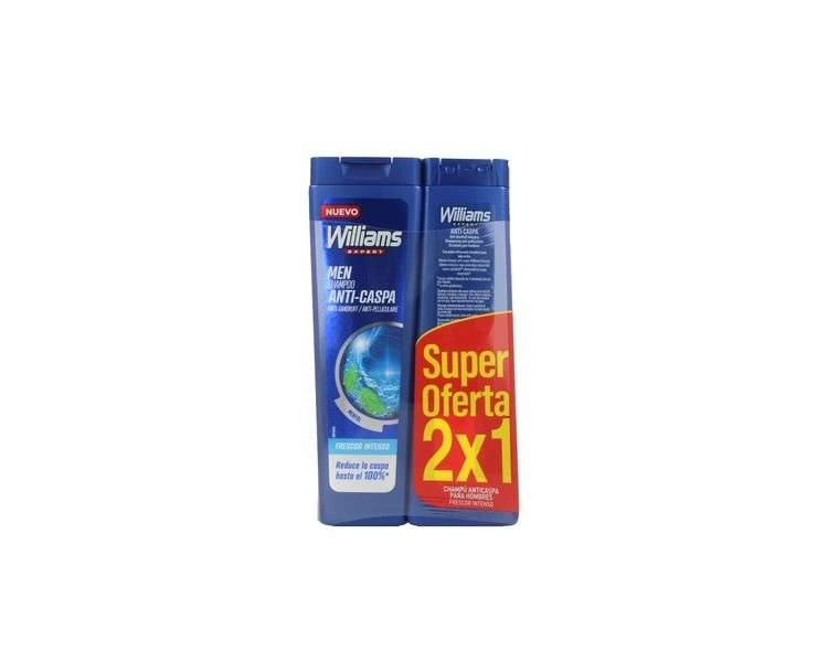 Williams Expert Williams Anti-Dandruff Shampoo Freshness Int2x1
