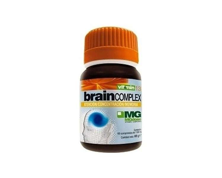 VIT & MIN 13 Brain Complex 60 Capsules 1100mg