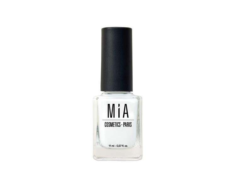 Mia Cosmetics-Paris 0483 Cotton White Nail Polish 11ml