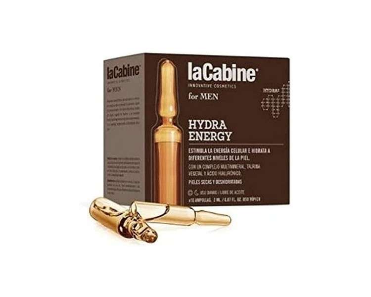 La Cabine Hydra Energy for Men 10 Ampoules of 2ml