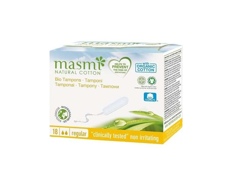 MASMI NATURAL COTTON Organic Tampons Classic