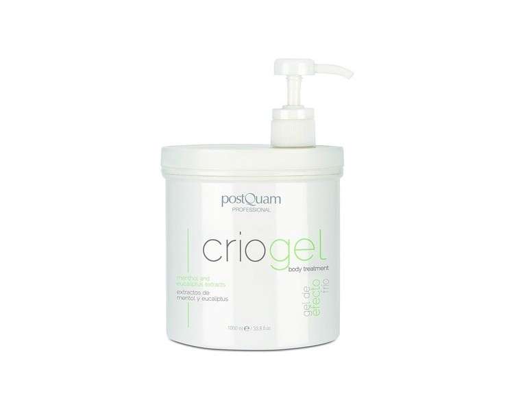 PostQuam Criogel Anti Cellulite Cooling Gel for Tired Legs 1000ml