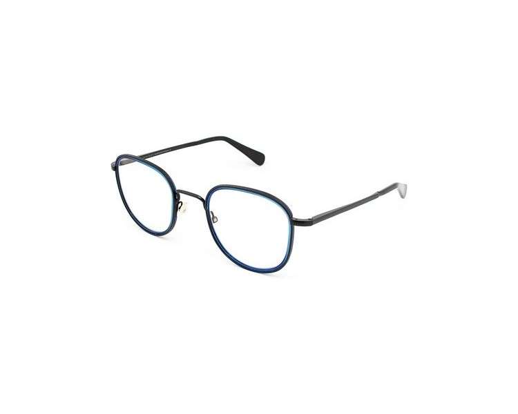 Harry Larys Phony-384 Glasses Matte Black - Blue 54/20/142 Unisex Adult