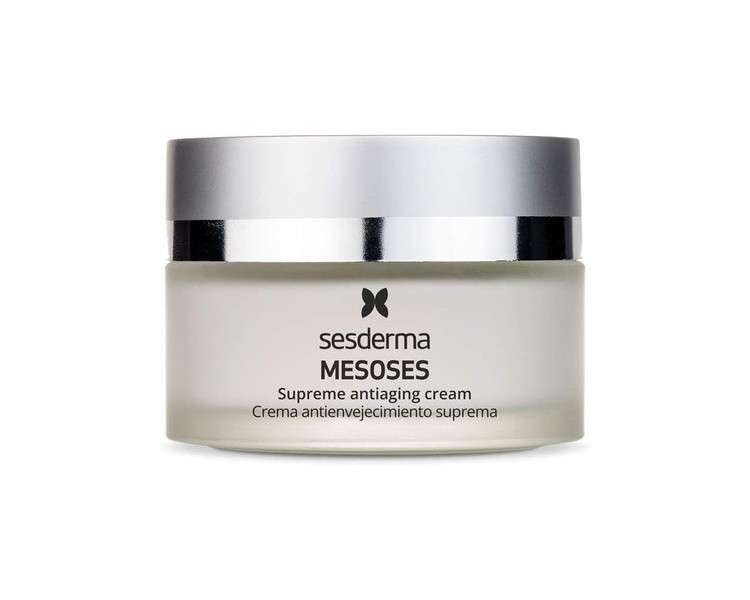 Sesderma Mesoses Cream Liposomal Facial Cream with Active Ingredients Supreme Antiaging Cream Anti-Wrinkle Face Cream Amino Acids Vitamins Hyaluronic Acid Day Night Cream 50ml