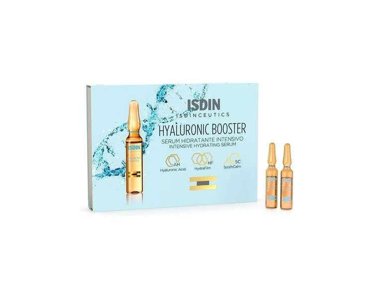 ISDIN Isdinceutics Hyaluronic Booster Intensive Hydrating and Soothing Serum 10 Ampoules