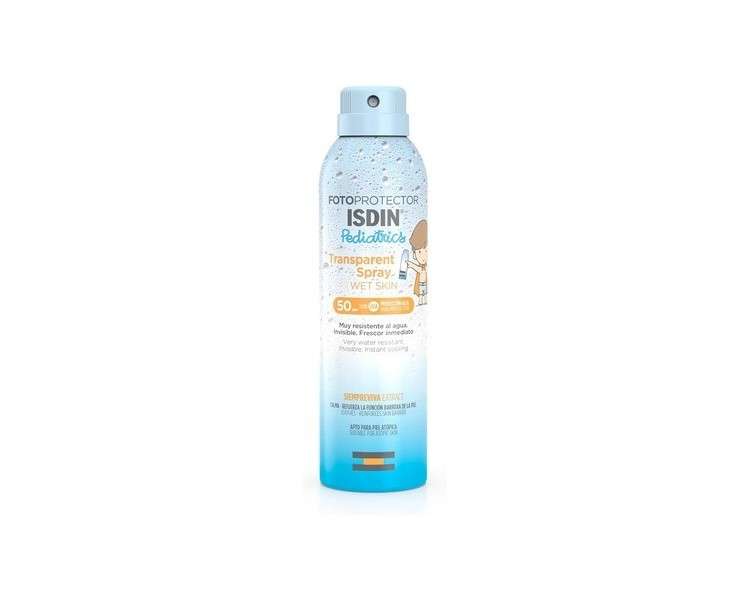 ISDIN Wet Skin Pediatrics Sunscreen Transparent Spray 250ml
