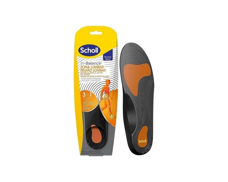 Scholl Insole Lumbar Zone In-Balance Size L 1 Pair (42.5-45)