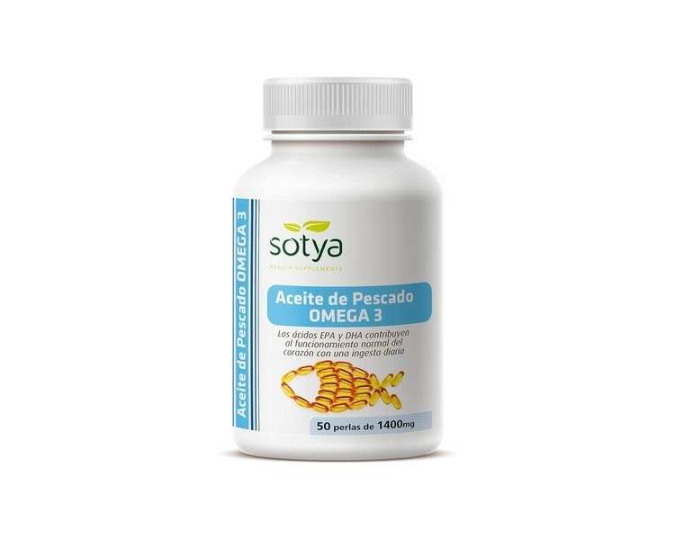 Sotya Omega 3 Fish Oil 1400 mg 50 Pearls