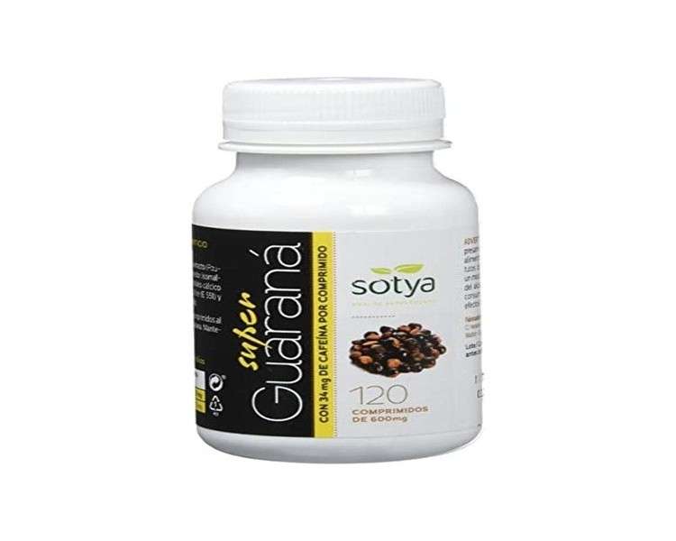 Sotya Super Guarana 600 Mg 120 Tablets