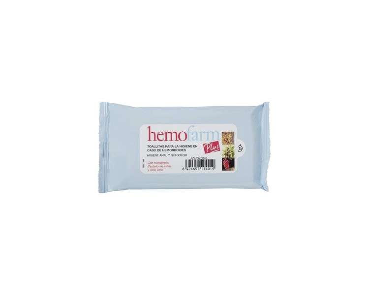 Hemofarm Plus 20 Wipes