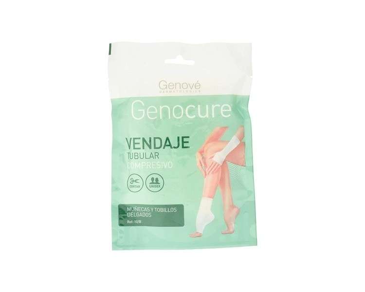 GENOCURE Compressive Tubular Bandage Wrist and Thin Ankle Ref. 10B Rehabilitation Supports Edemas and Joint Injuries 100cm