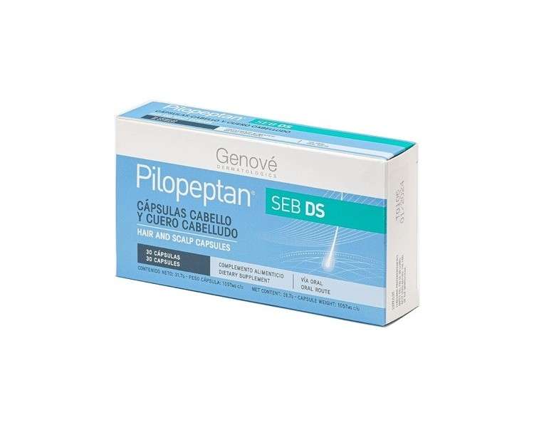 Pilopeptan Seb Greasy Hair 30 Capsules