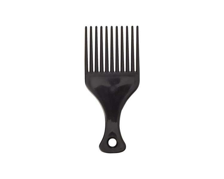 EUROSTIL Black Teasing Comb with 11 Prongs