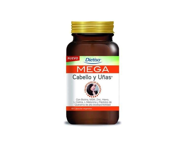 Dietisa Mega Hair and Nails 60 Vcaps