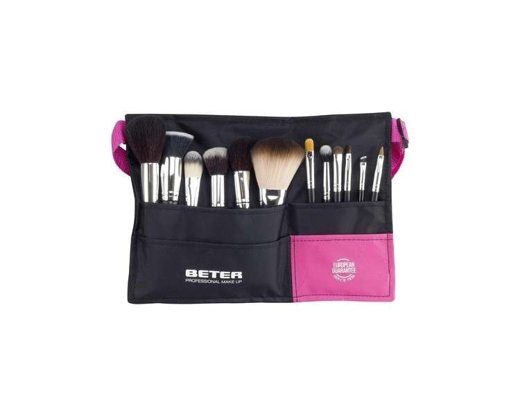 Beter Adjustable Belt with 12 Makeup Brushes 300g - Set of 12 Brushes