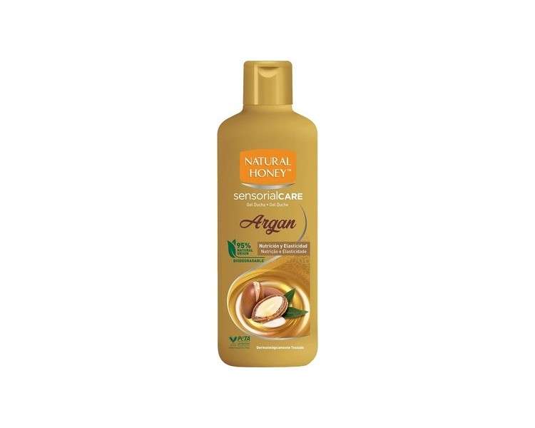 Natural Honey Bath Gel Argan Elixir 650ml + 100ml