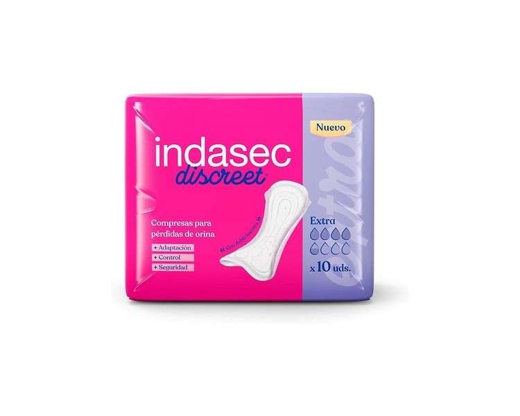 Indasec Discreet Extra 10 Units