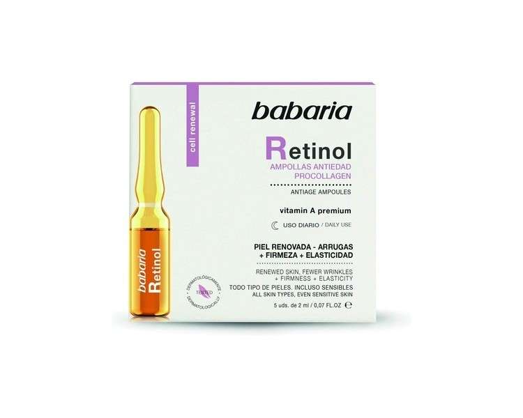 Babaria Retinol Anti-Aging Procollagen Ampoules 2ml x 5 Units