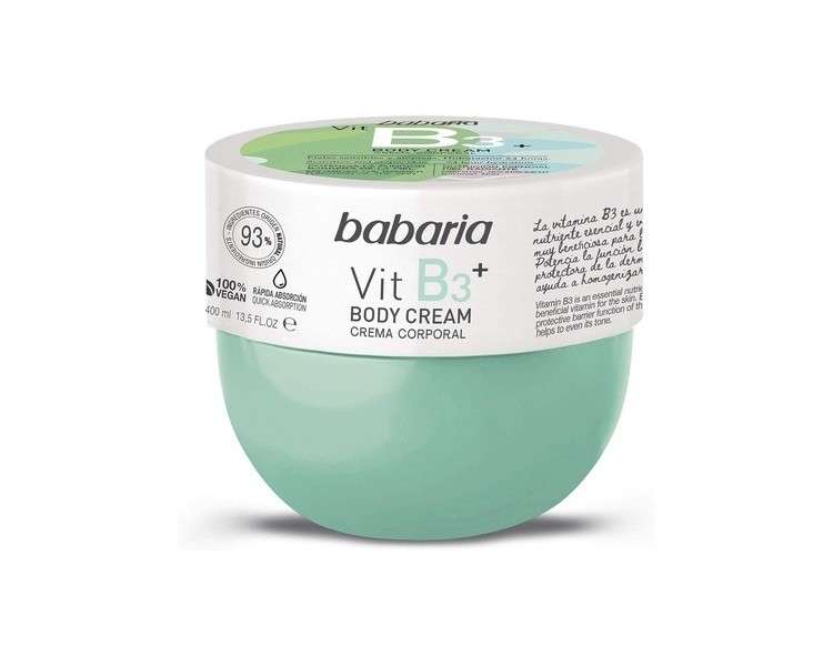 Body Cream with Vitamin B3 400ml