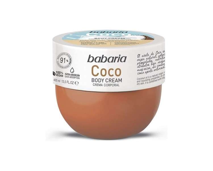 Babaria Coconut Body Cream 400ml