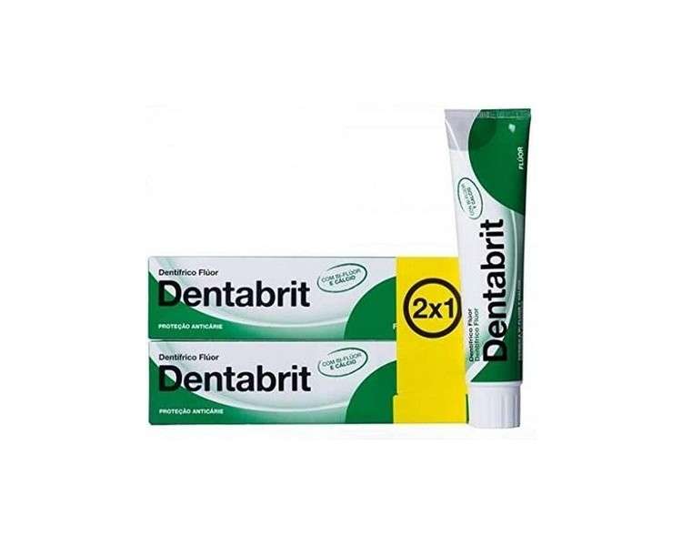 Dentabrit Fluoride Toothpaste 125ml - Pack of 2
