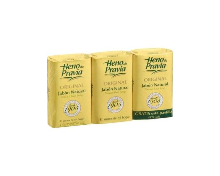 Heno De Pravia Original Hand Soap 125g - Pack of 3