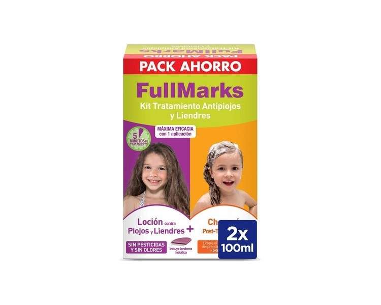 FULLMARKS Lice and Nits Shampoo 100ml + Lotion 150ml