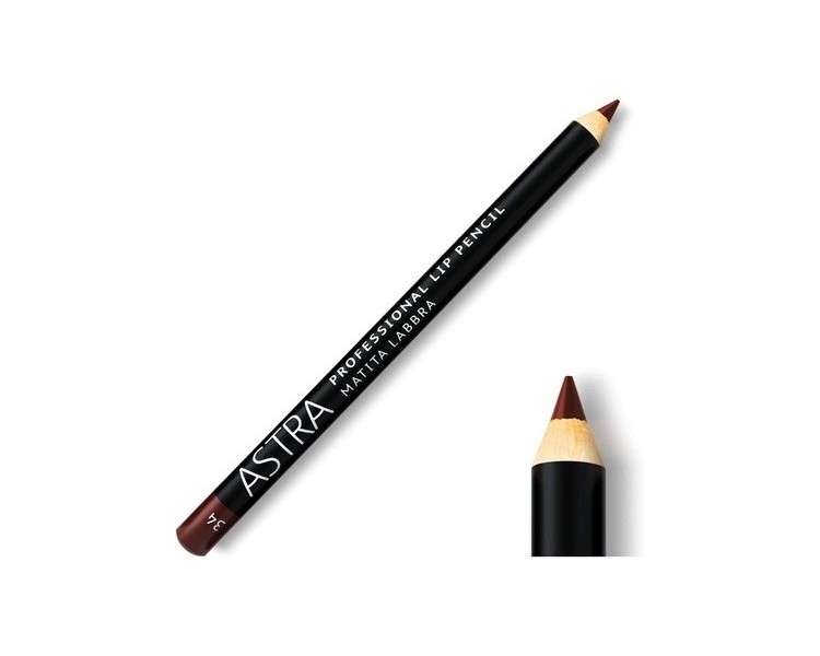 Long Lasting Lip Pencil in Chestnut Shade 34