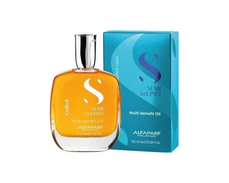 Alfaparf Semi di Lino Curls Multi Benefit Moisturizing Oil for Curly Hair 100ml