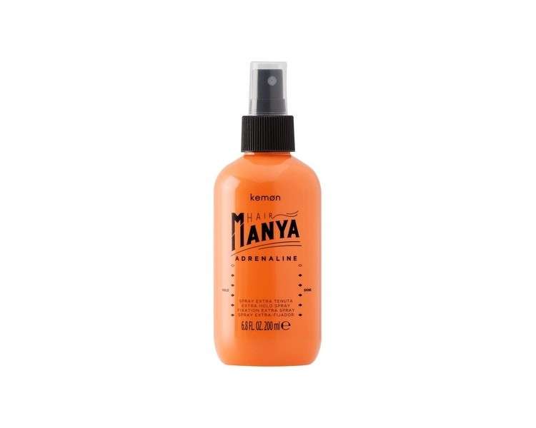 Kemon Hair Manya Adrenaline Extra Strong Hold Hair Spray 200ml