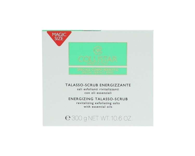 Collistar Thalasso Energizing Scrub Body Scrub with Exfoliating Sea Salts and Precious Oils 300g