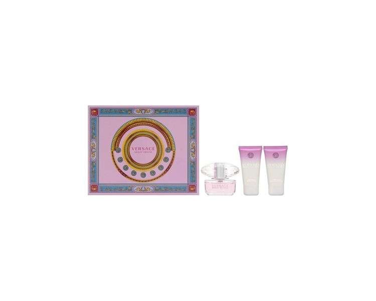 Versace Bright Crystal 3 Piece Gift Set for Women 1.7 oz