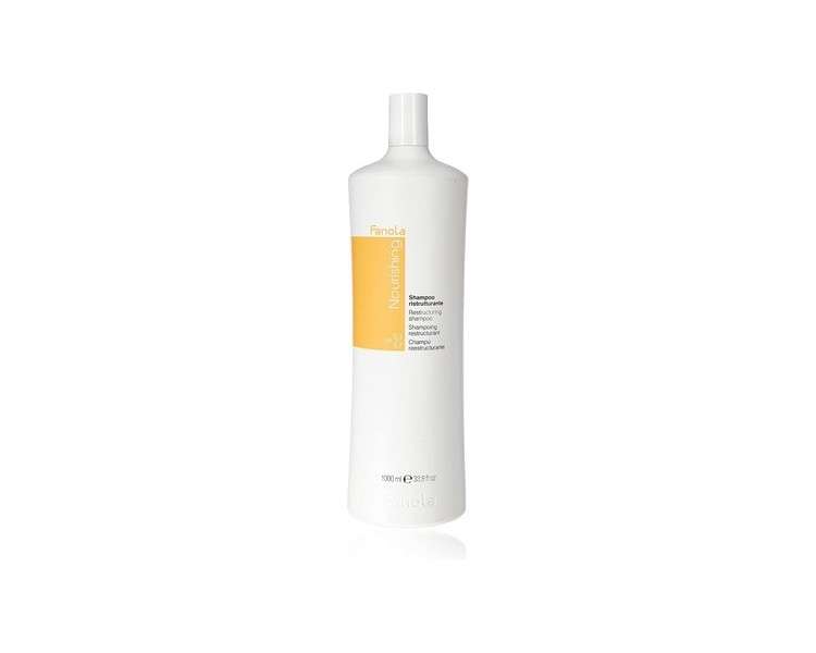 Fanola Restructuring Shampoo Hydration and Nourishment for Dry Stressed and Damaged Hair Enriched Formula with Milk Proteins 1000ml