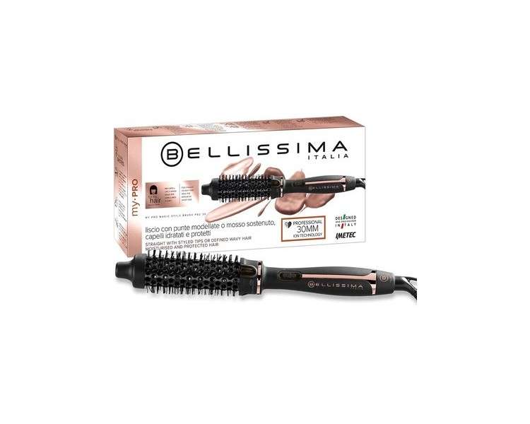 Imetec Bellissima My Pro Magic Style Brush P2 30 Heating Brush Ceramic Technology Multivoltage