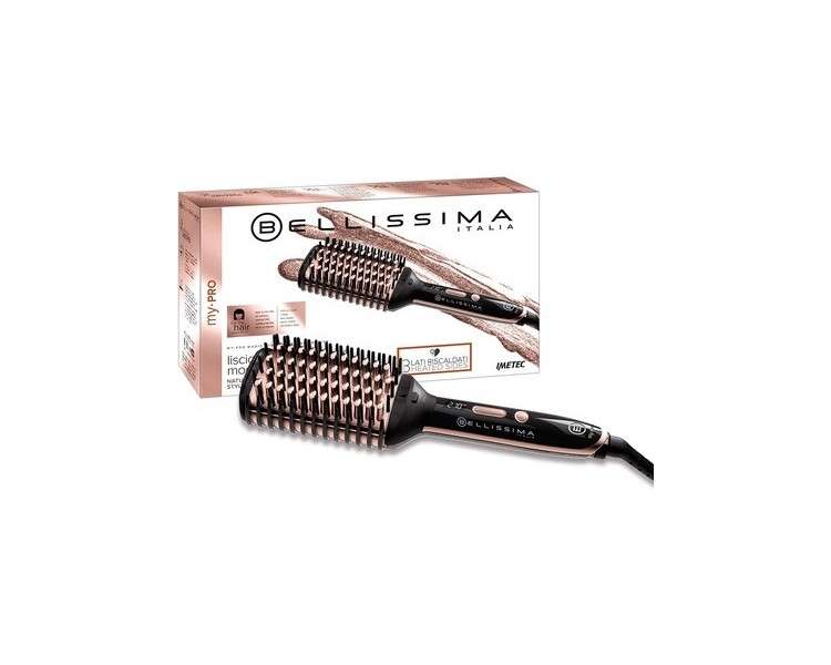 Imetec Bellissima My Pro Magic Straight Brush PB11 100 Electric Smoothing Brush with Ion Technology and Ceramic 160°C - 210°C