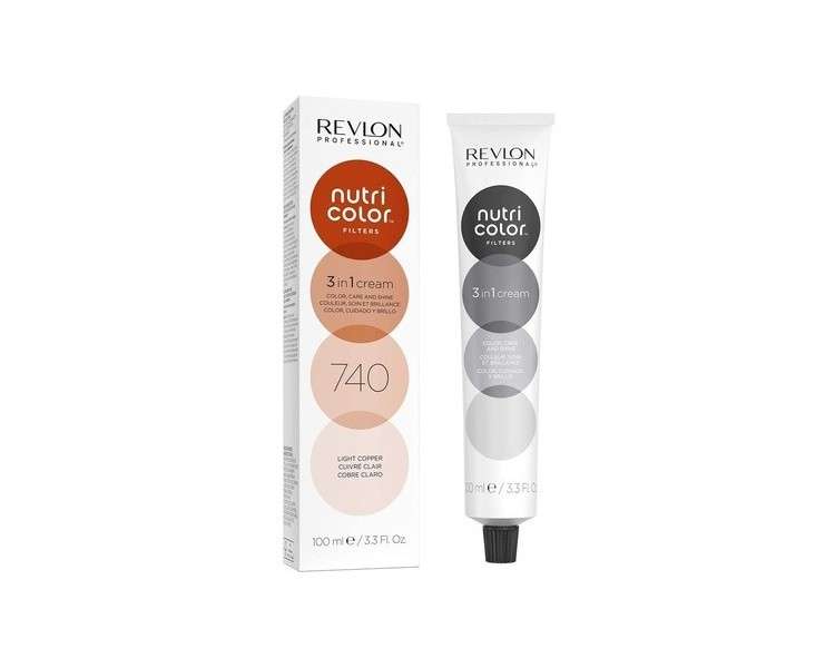 Revlon Color Nutri Color Filters 3 in 1 Cream 100ml  740 Light Copper
