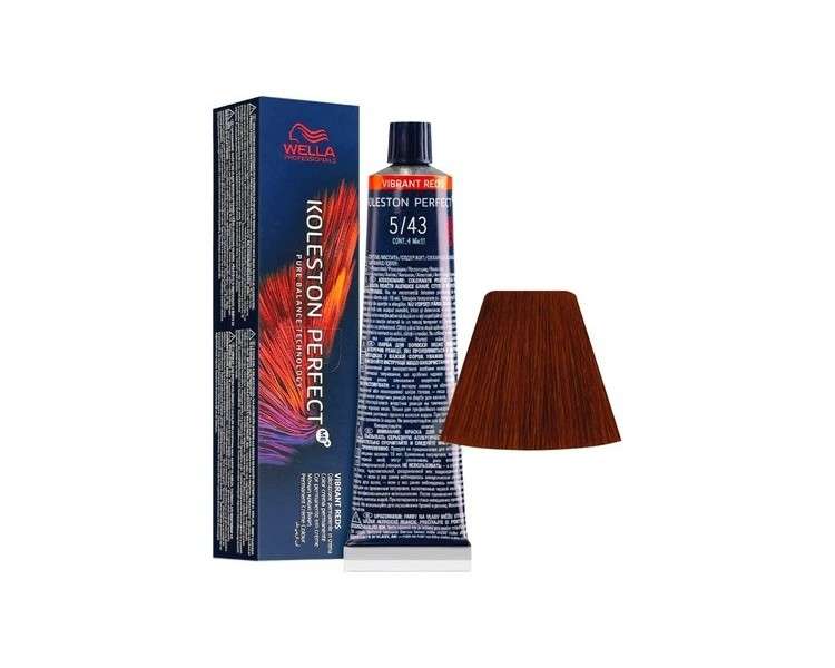 Wella Koleston Perfect Vibrant Reds 5/43 60ml