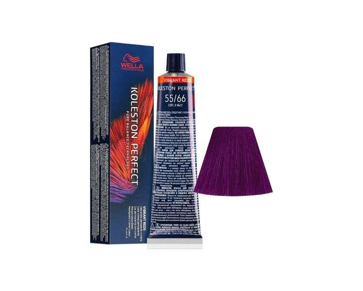 Wella Koleston Perfect Vibrant Reds 55/66 Sweet chestnut Intense Violet Intense 60ml