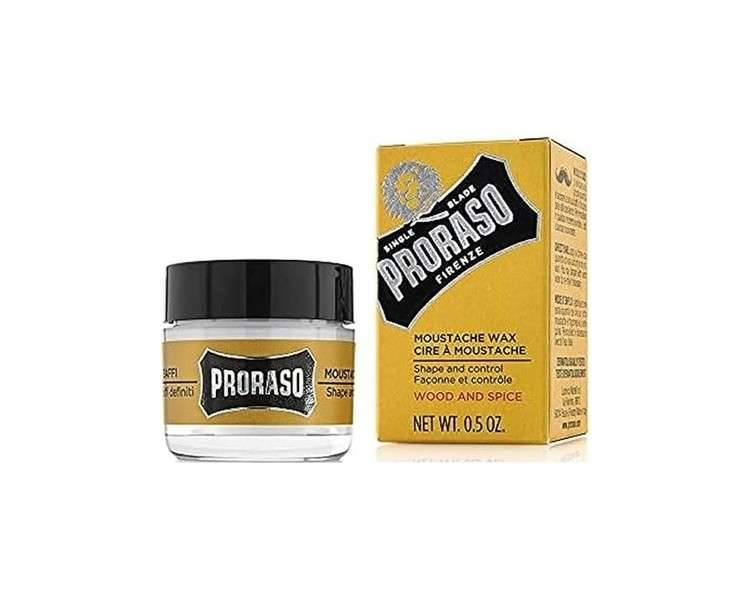 Proraso Wood and Spice Mustache Wax 15ml