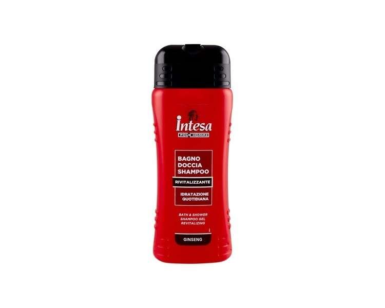 Intesa pour Homme Daily Invigorating Shampoo Shower Gel and Bath Hydration Ginseng 500ml