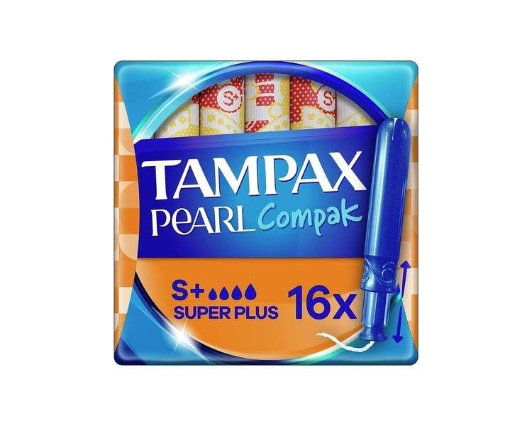 Tampax Compak Pearl Super Plus Tampons