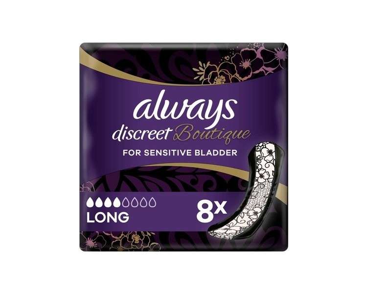 Always Discreet Boutique Bandage for Urine Loss 1 Piece 8 Count