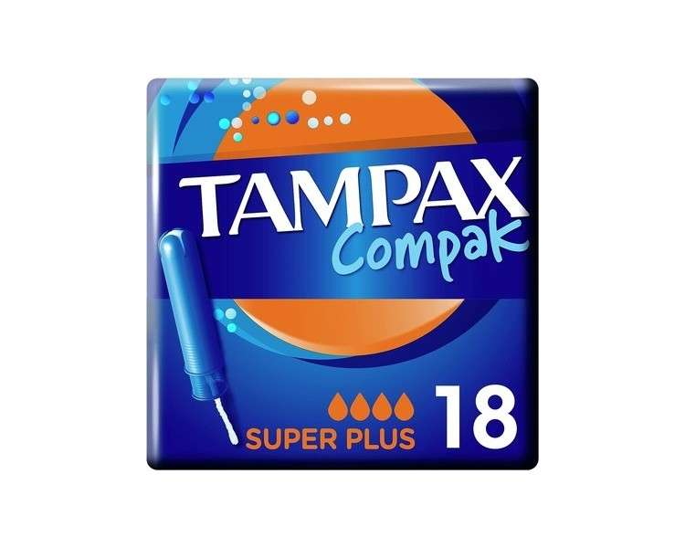 Tampax Compak Super Plus Tampons with Applicator