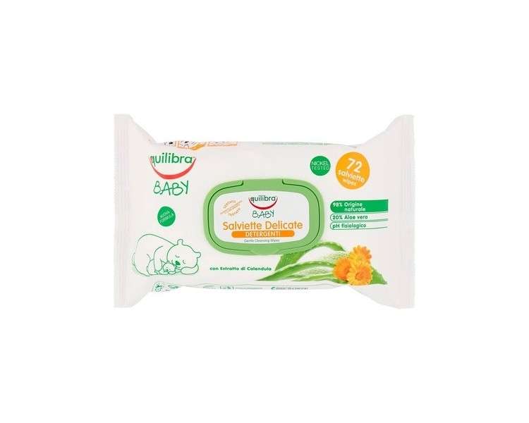 Equilibra Baby Wipes 72 Pieces